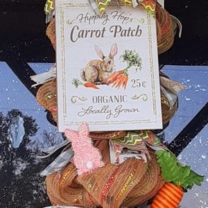 Easter front door swag